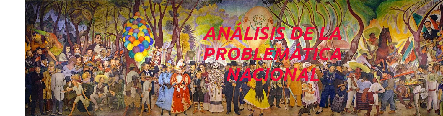 ANÁLISIS DE LA PROBLEMÁTICA NACIONAL